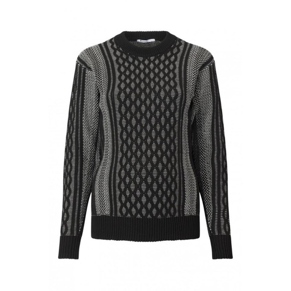 T BY ALEXANDER WANG Cable Knit Sweater - Picture 2 of 7